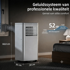 draagbare airco met wielen