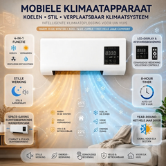 Wand airco met LCD display