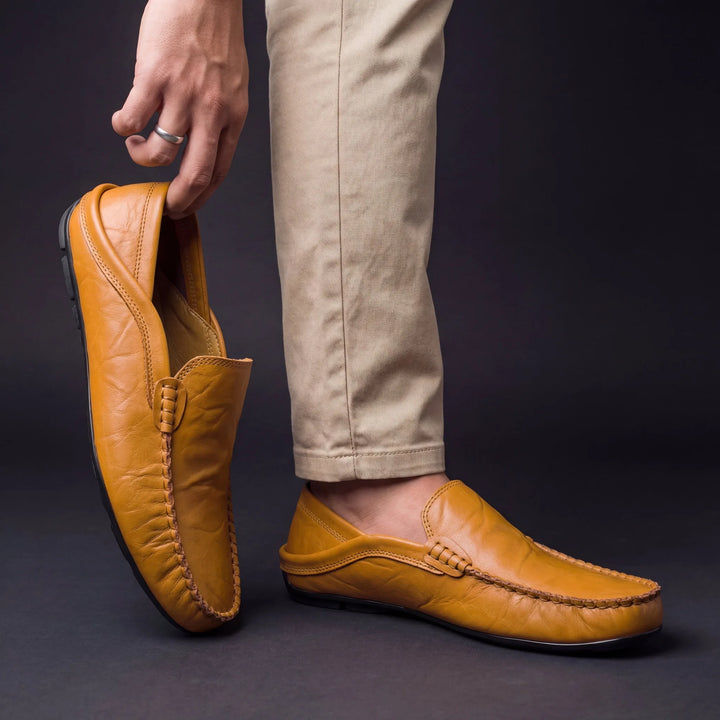Mocassins met slip-on design