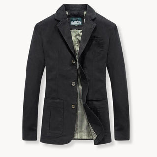 Getailleerde blazer met reverskraag en voorzakken