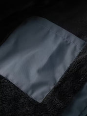 Gewatteerde jas met capuchon en fleece voering