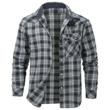 Casual overhemden met plaid patroon