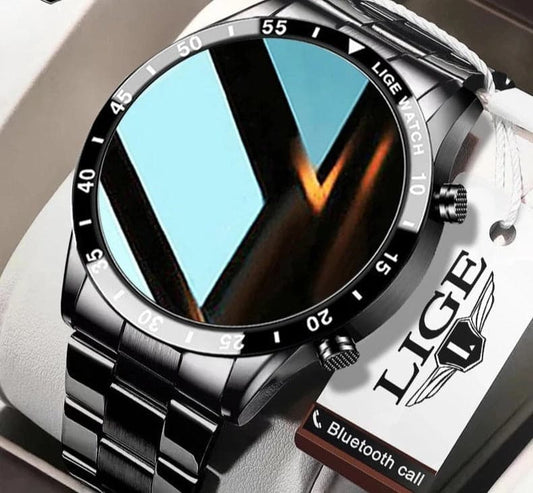 Luxe Stijlvol Smartwatch 1,3 Inch Touchscreen - Hartslagmonitor - Stappenteller - Bluetooth - iOS en Android