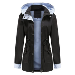 Waterdichte hooded jas