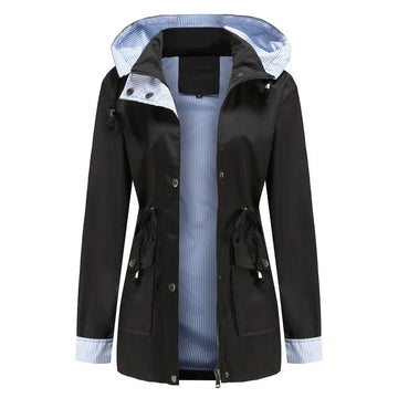 Waterdichte hooded jas