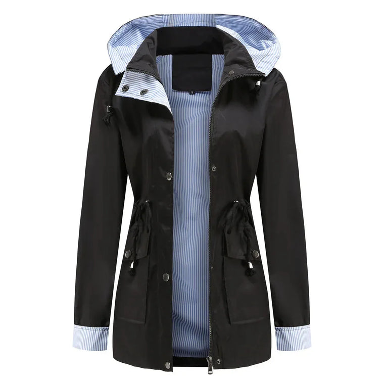 Waterdichte hooded jas