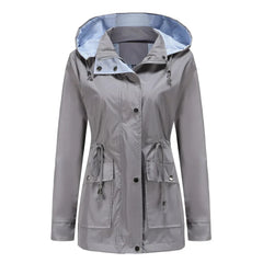 Waterdichte hooded jas