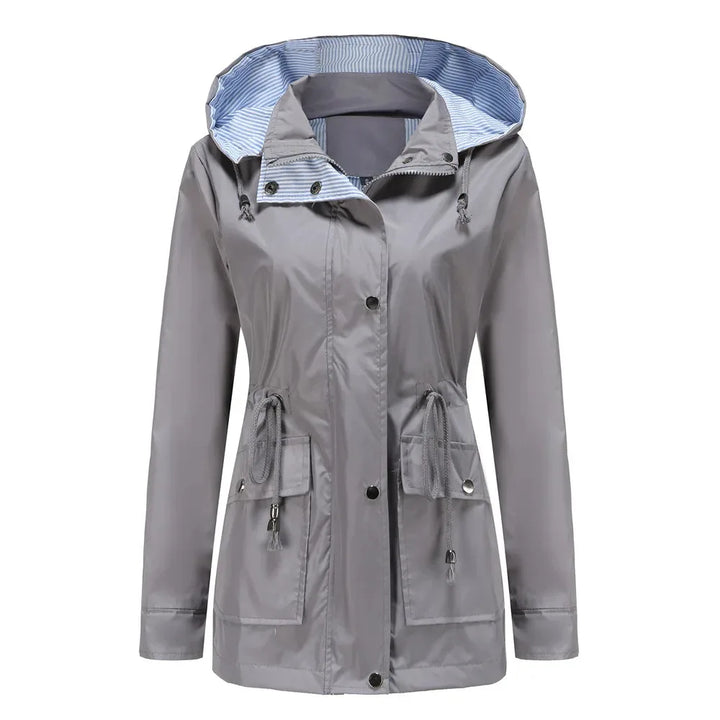Waterdichte hooded jas