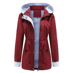 Waterdichte hooded jas