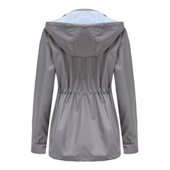 Waterdichte hooded jas
