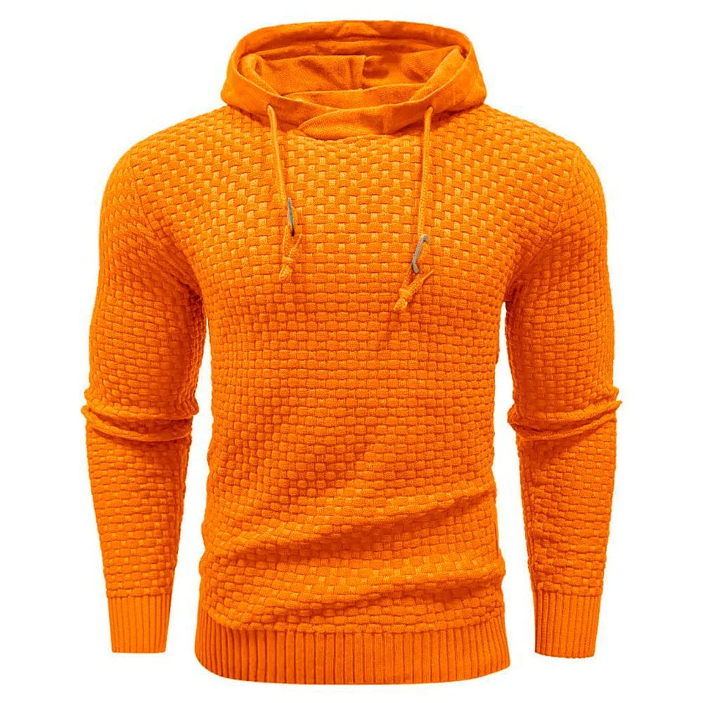 Hoodie met textuur en capuchon