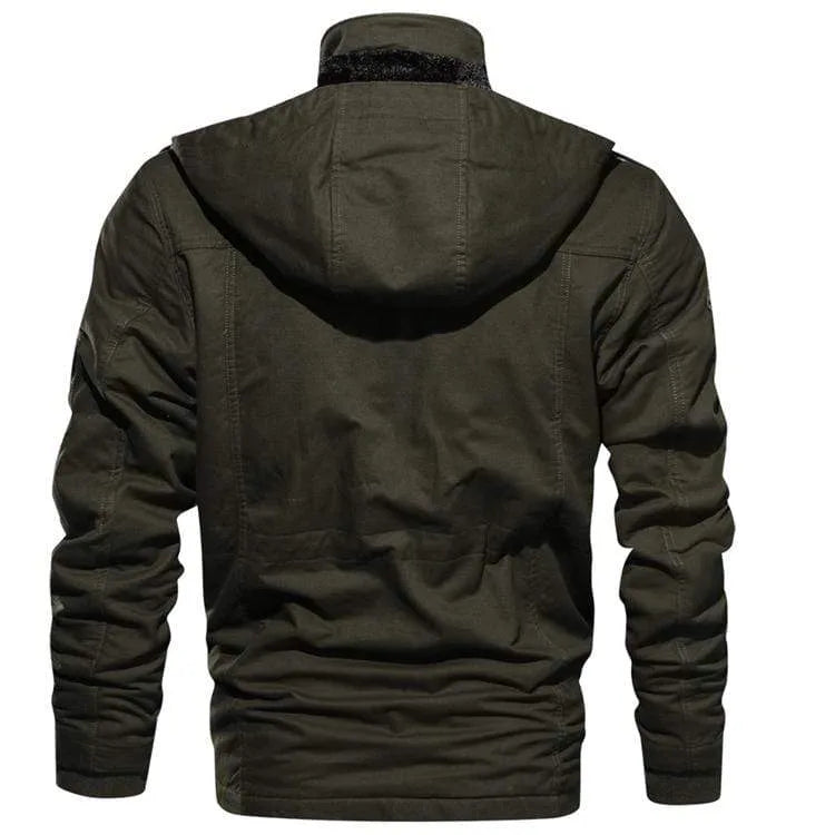 Parka met fleece voering