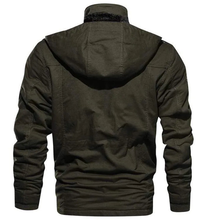 Parka met fleece voering