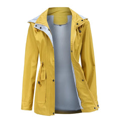 Waterdichte hooded jas