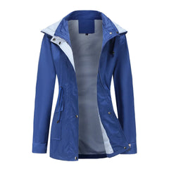 Waterdichte hooded jas