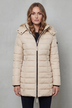 Puffer jas met capuchon