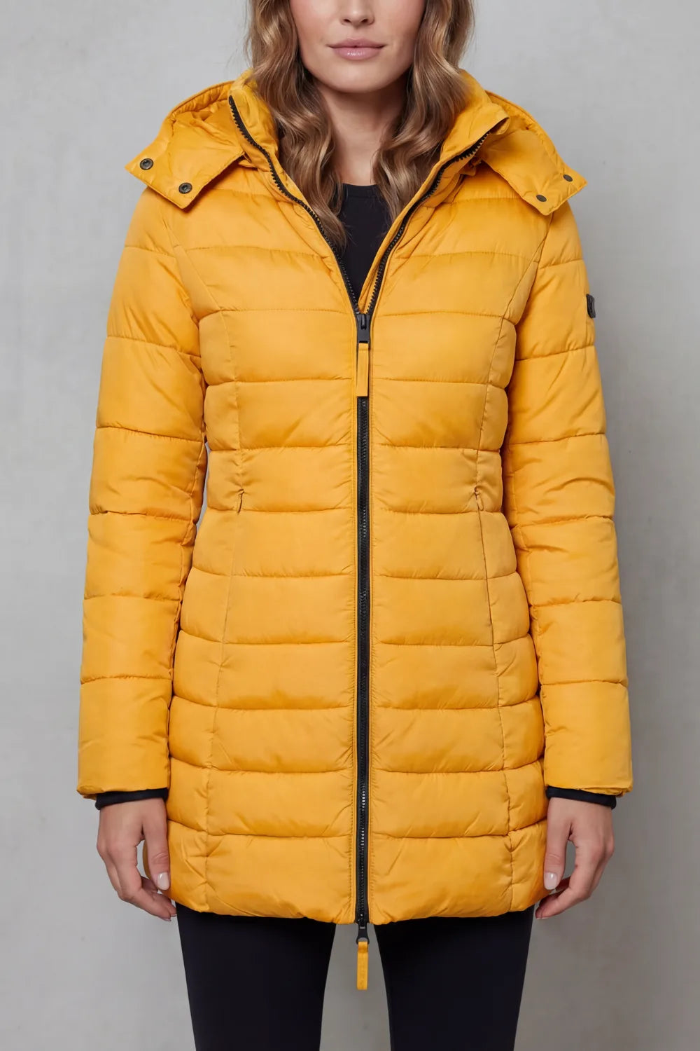 Puffer jas met capuchon