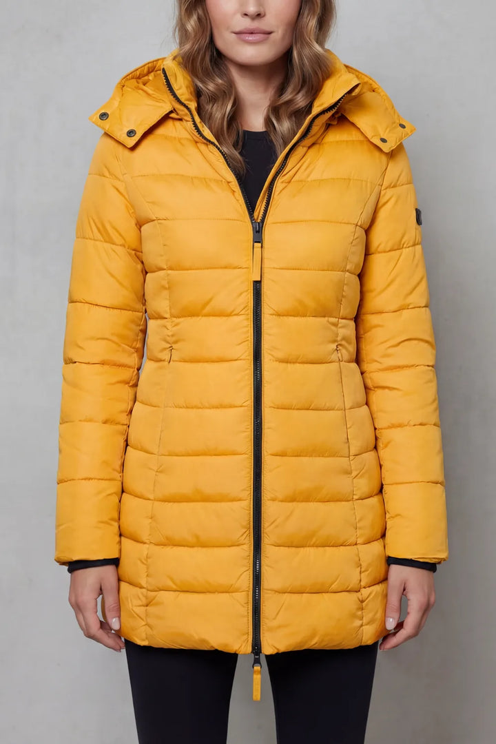 Puffer jas met capuchon