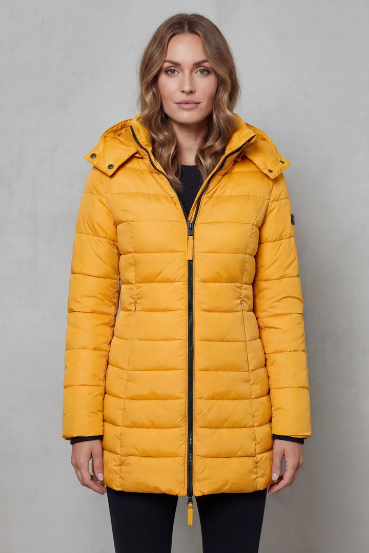 Puffer jas met capuchon