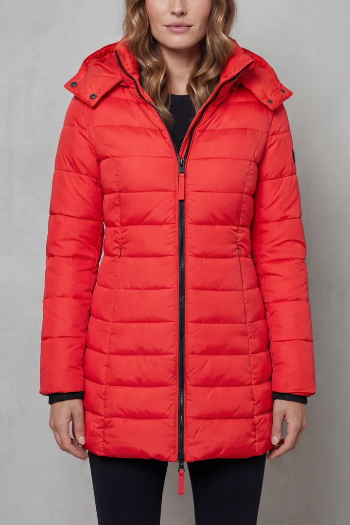 Puffer jas met capuchon