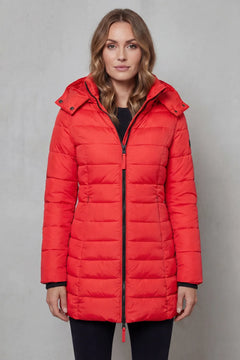 Puffer jas met capuchon
