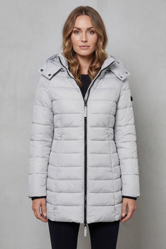 Puffer jas met capuchon
