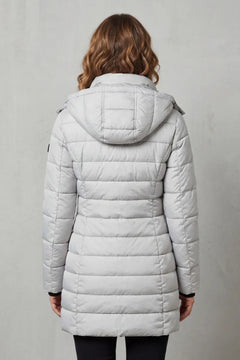 Puffer jas met capuchon