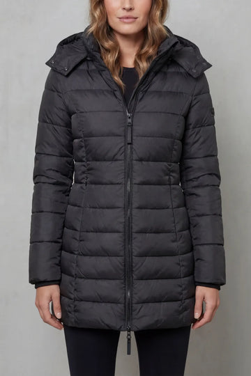 Puffer jas met capuchon