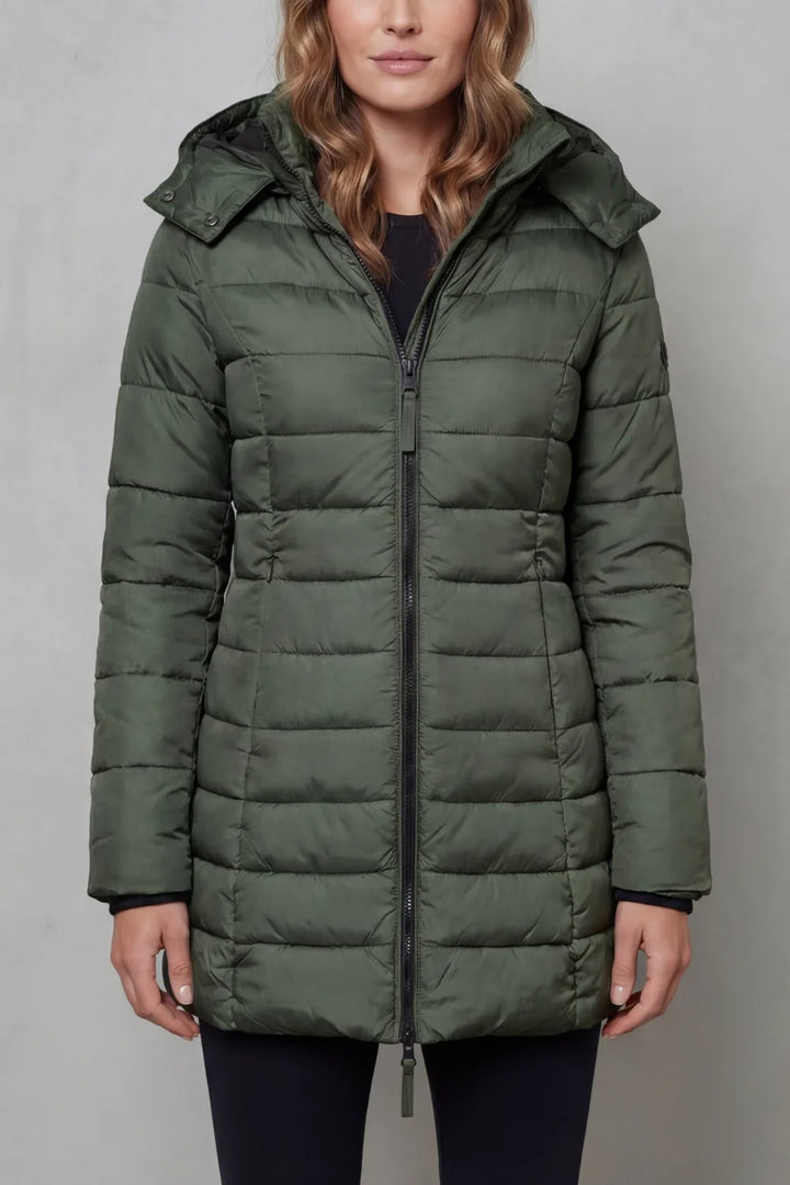 Puffer jas met capuchon