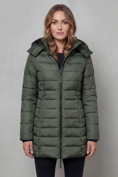 Puffer jas met capuchon