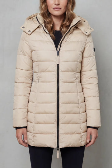 Puffer jas met capuchon