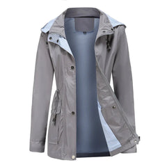 Waterdichte hooded jas
