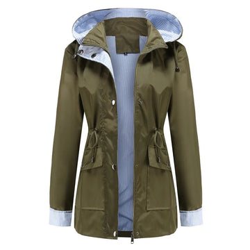 Waterdichte hooded jas