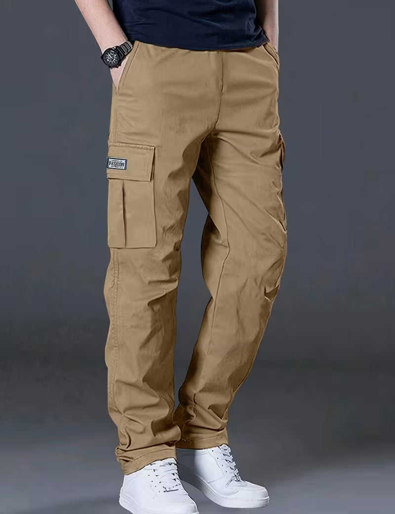 Heavy-duty cargo broek met multi-pocket design