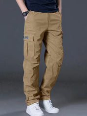 Heavy-duty cargo broek met multi-pocket design