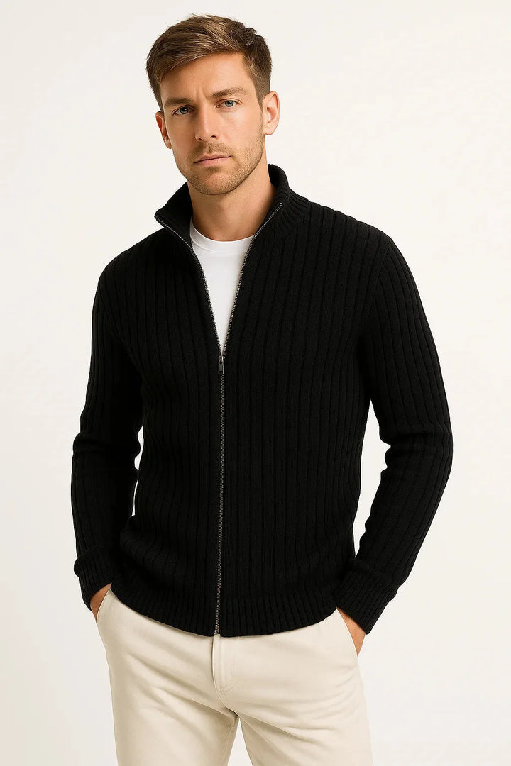 Cardigan met ribbelstructuur
