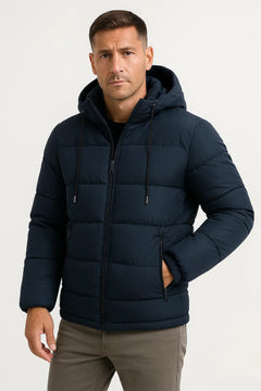 Puffer jacket met capuchon