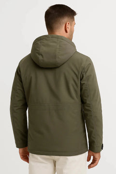 Puffer jacket met capuchon