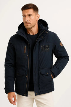 Puffer jacket met capuchon