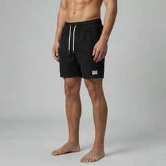Regular fit shorts met drawstring