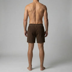 Regular fit shorts met drawstring