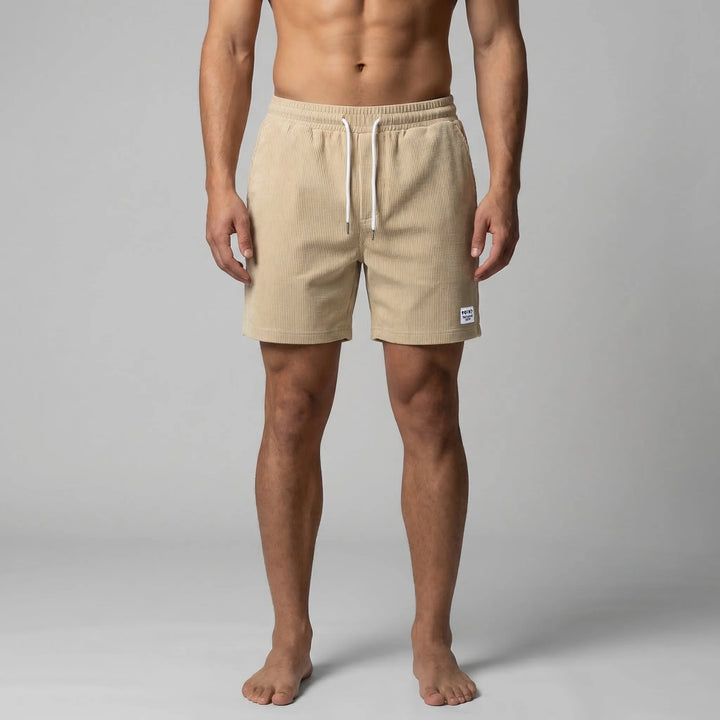 Regular fit shorts met drawstring