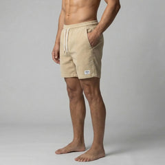 Regular fit shorts met drawstring