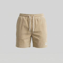 Regular fit shorts met drawstring
