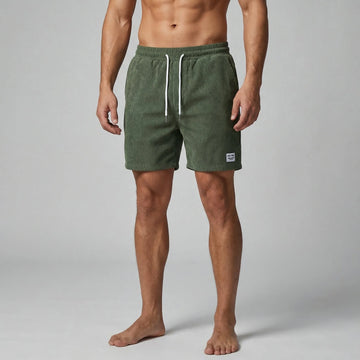 Regular fit shorts met drawstring