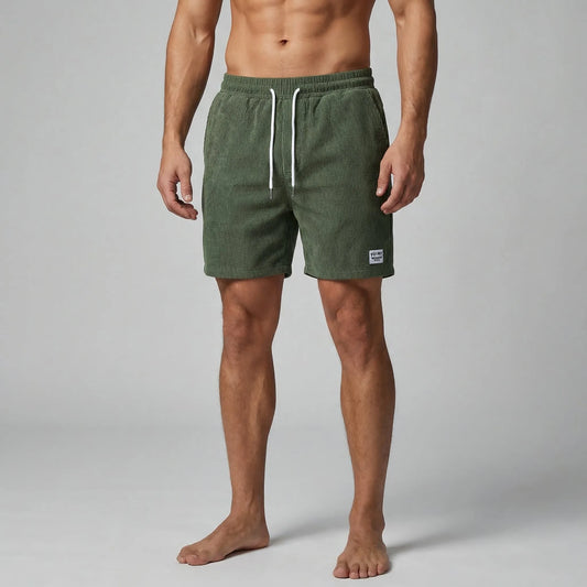Regular fit shorts met drawstring