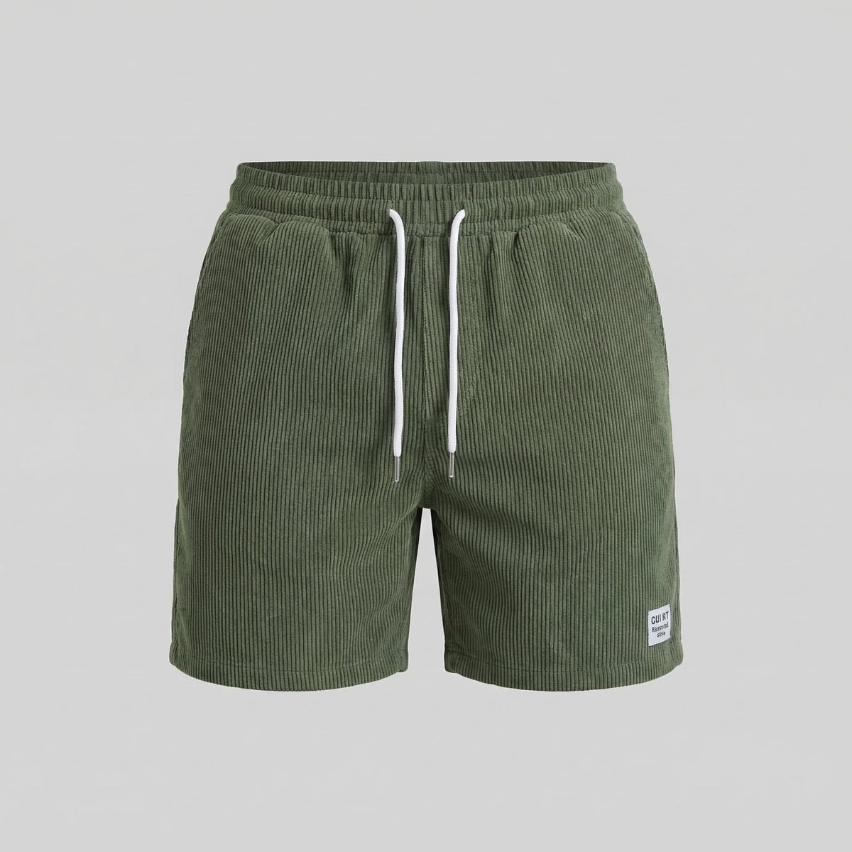 Regular fit shorts met drawstring