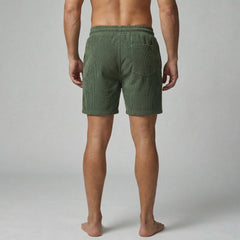 Regular fit shorts met drawstring