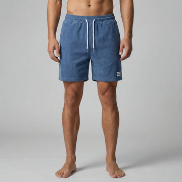Regular fit shorts met drawstring