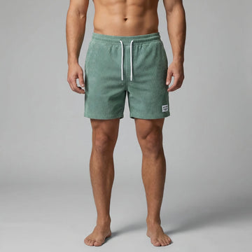Regular fit shorts met drawstring